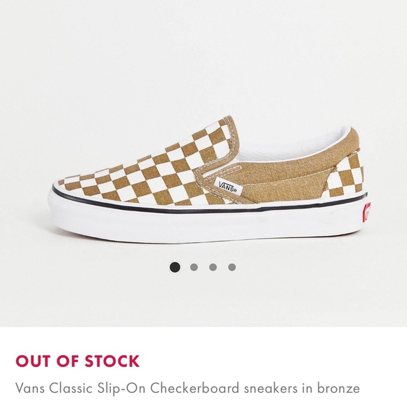 Vans Bronze Age Classic Slip On Checkerboard Sneakers NWT - Picture 2 of 7